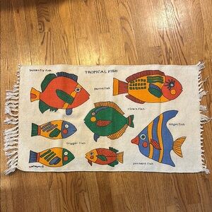 Colorful Tropical Fish Rug